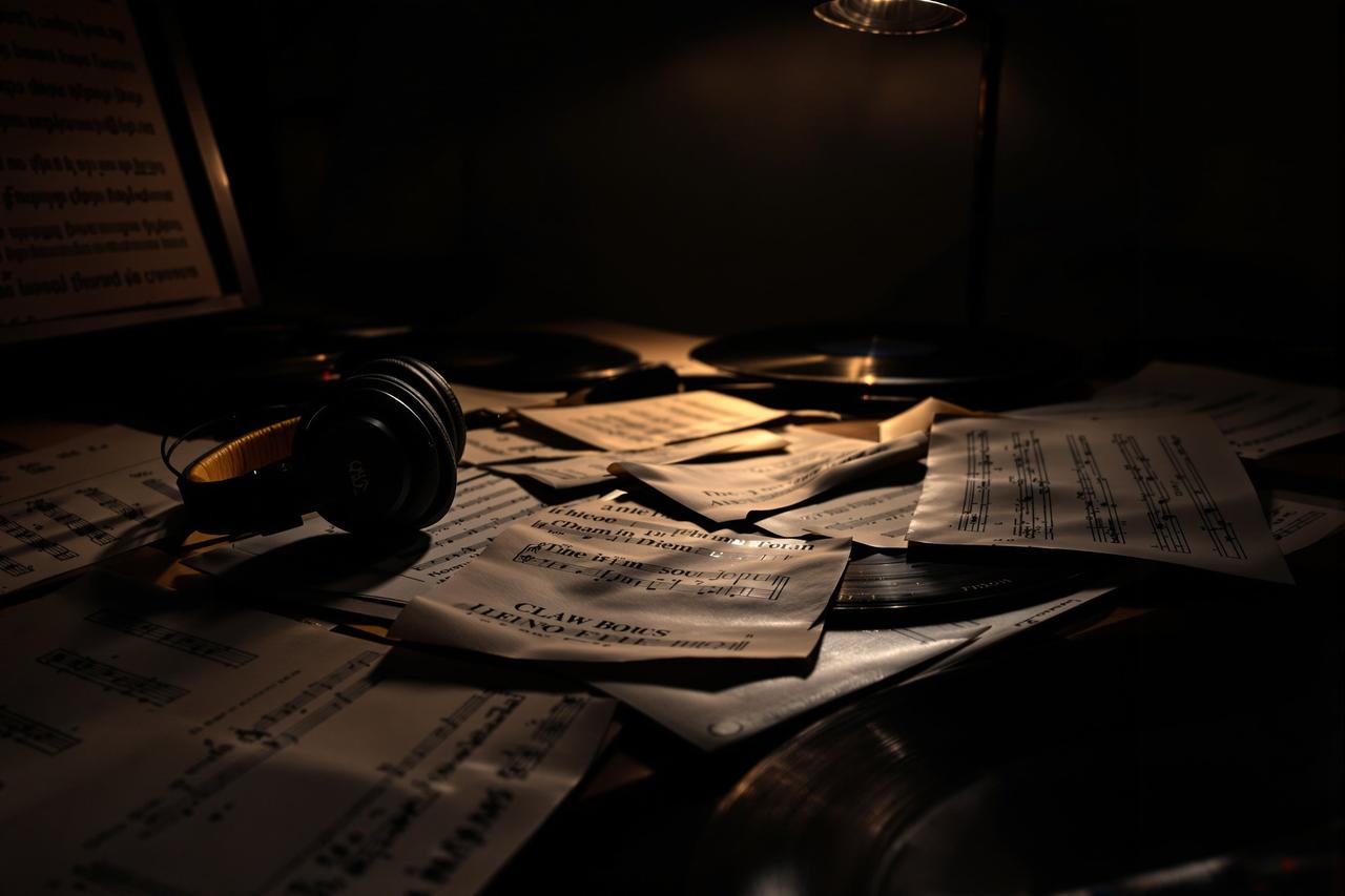 知名歌手新歌抄袭争议,录音棚中对比两首歌曲编曲的相似性